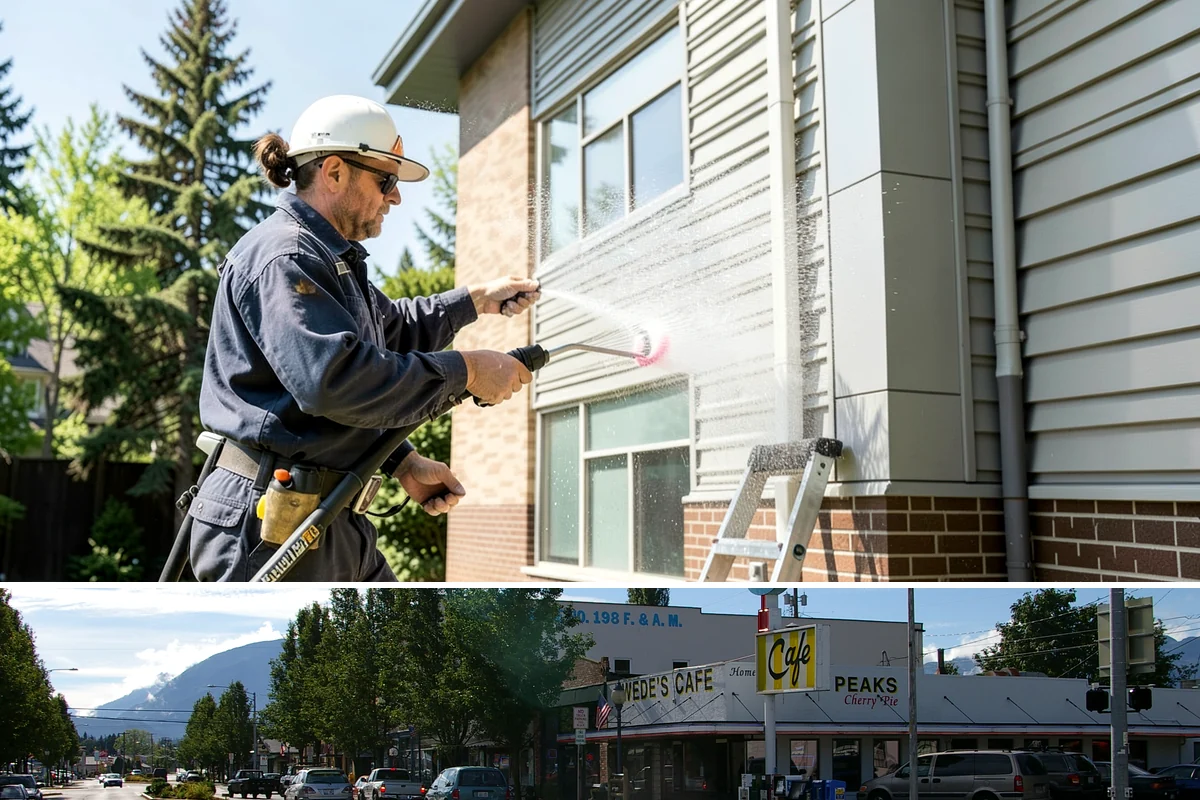 Foundation Cleaning in North Bend, King County, WA - Late spring or summer is ideal so the foundation dries fully after clearing the mud and moss of winter.