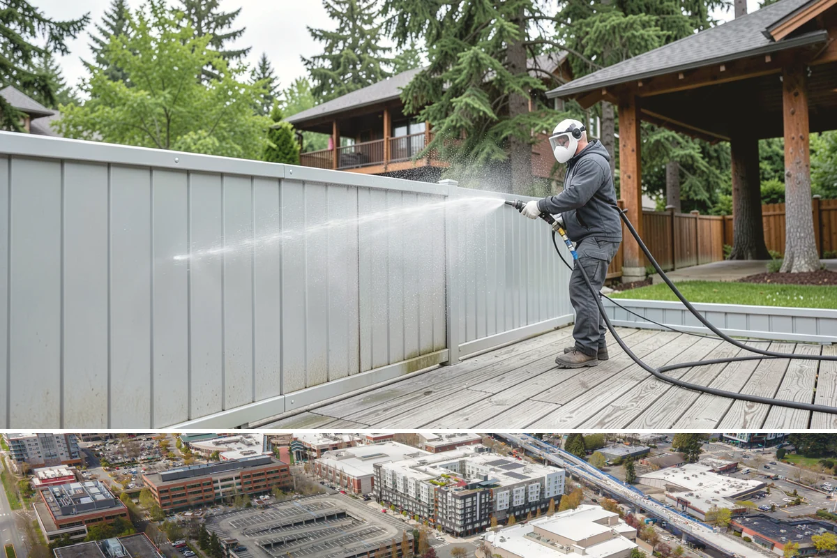 Foundation Cleaning in Redmond, King County, WA - Late spring or summer is ideal so the foundation dries fully after clearing the mud and moss of winter.