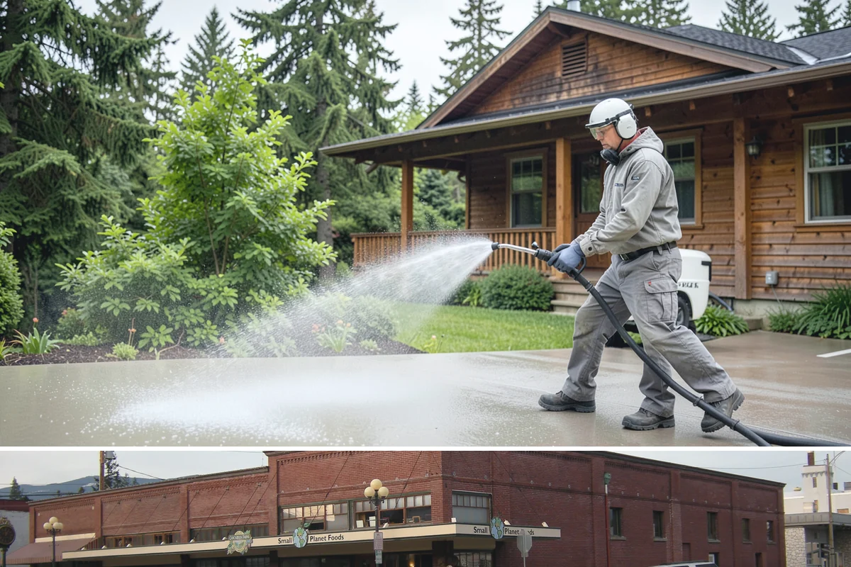 Foundation Cleaning in Sedro-Woolley, Skagit County, WA - Late spring or summer is ideal so the foundation dries fully after clearing the mud and moss of winter.
