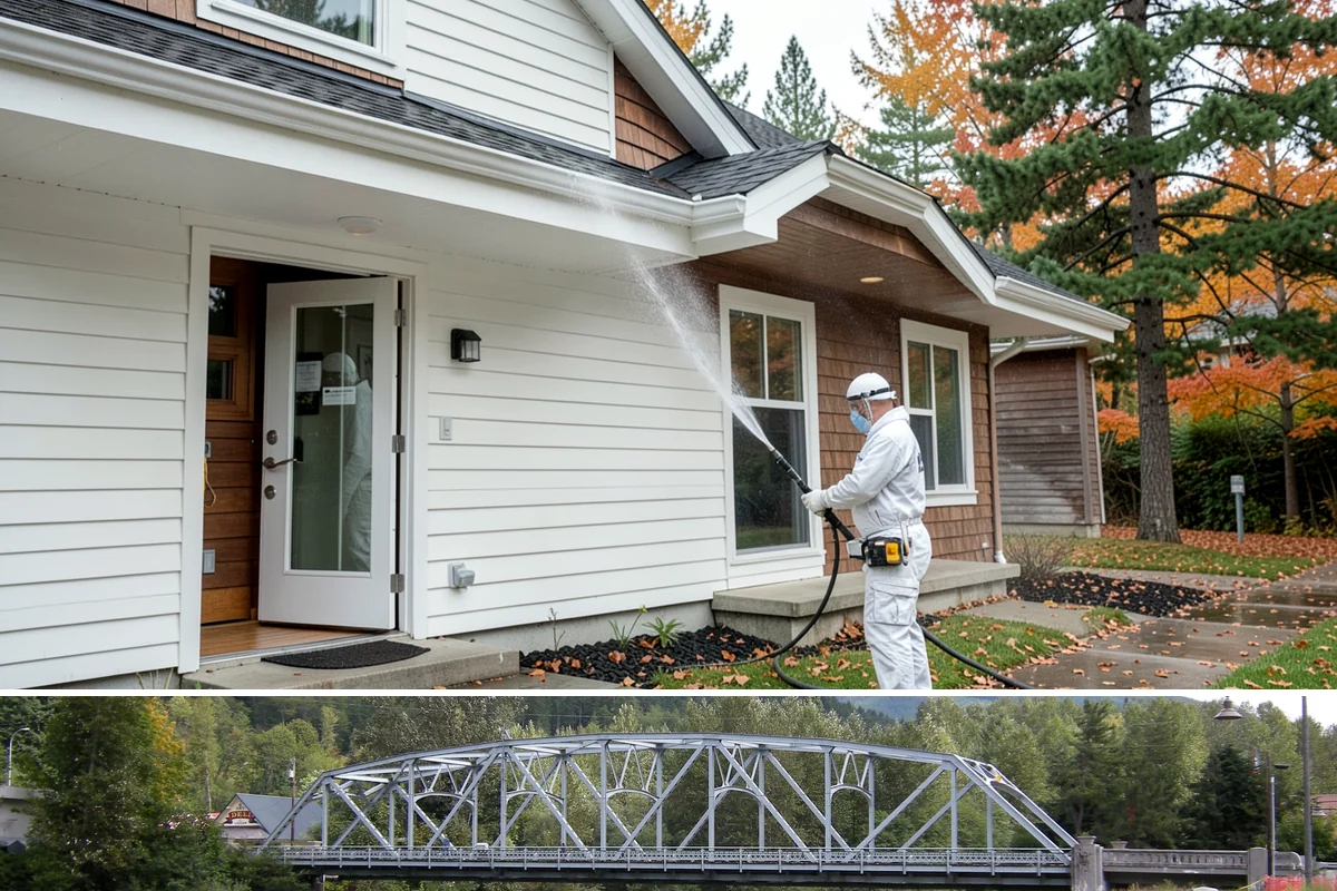 Foundation Cleaning in Skykomish, King County, WA - Late spring or summer is ideal so the foundation dries fully after clearing the mud and moss of winter.