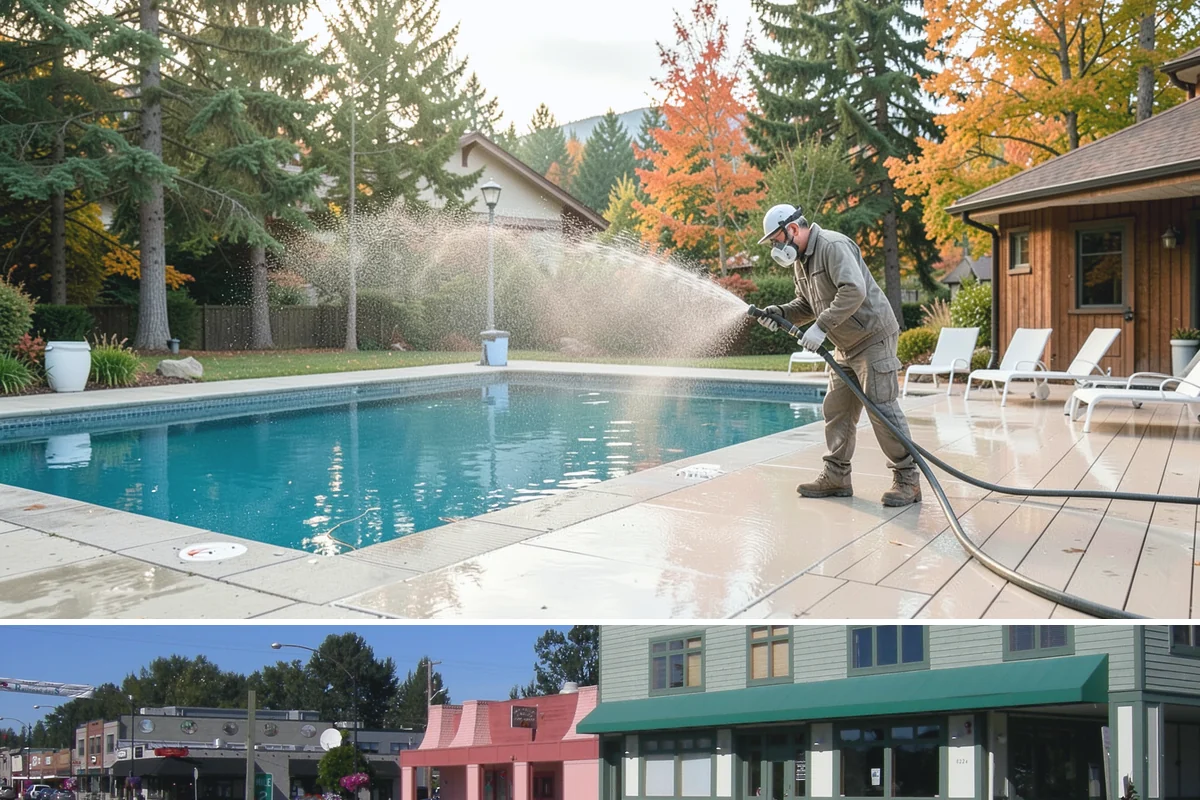 Foundation Cleaning in Snoqualmie, King County, WA - Late spring or summer is ideal so the foundation dries fully after clearing the mud and moss of winter.