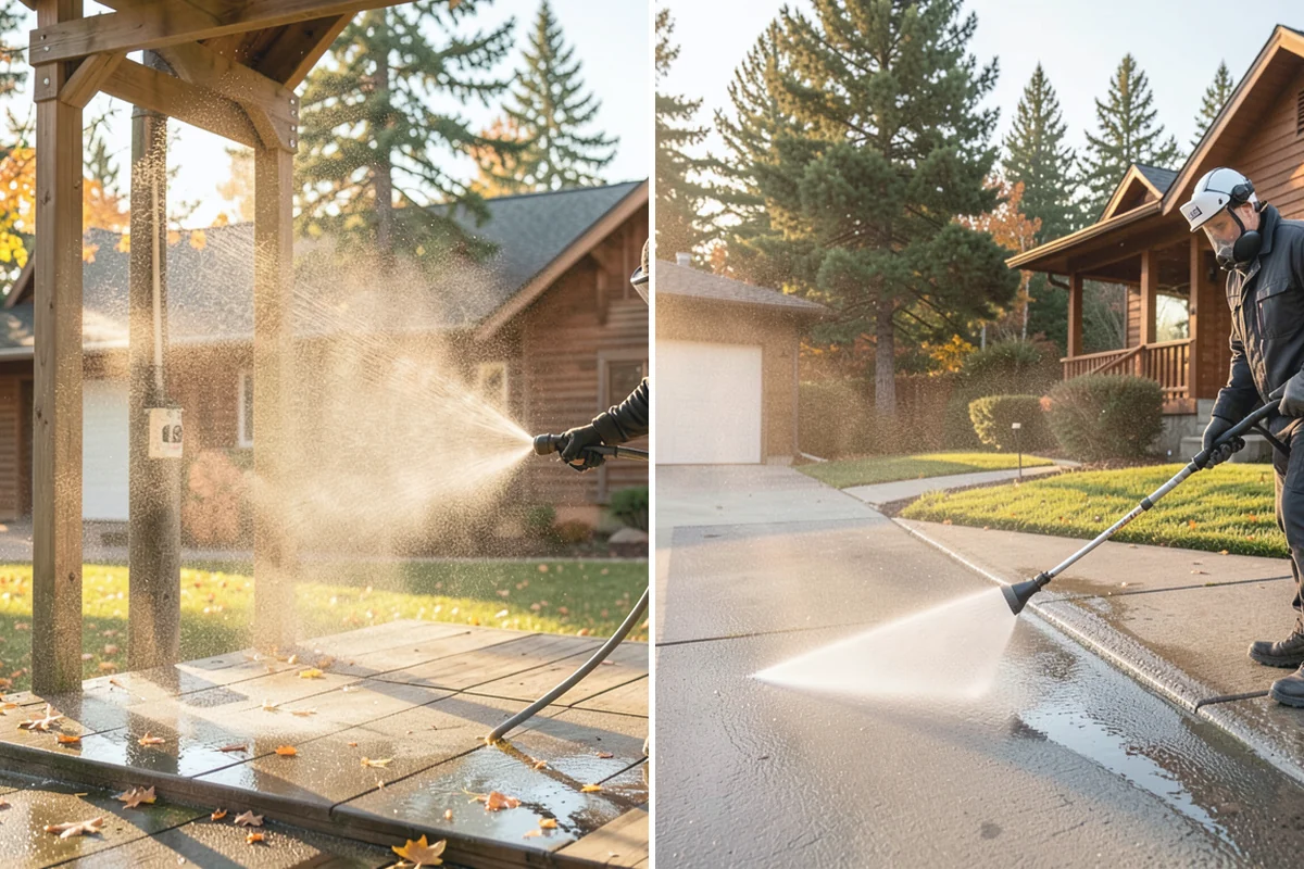 Foundation Cleaning in South Prairie, Pierce County, WA - Inspect foundation type and note any cracks or damage