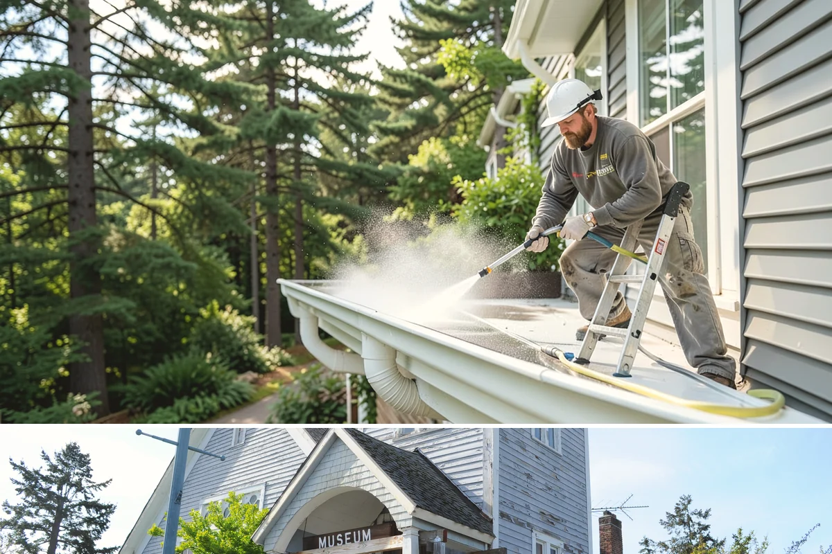 Foundation Cleaning in Steilacoom, Pierce County, WA - Late spring or summer is ideal so the foundation dries fully after clearing the mud and moss of winter.