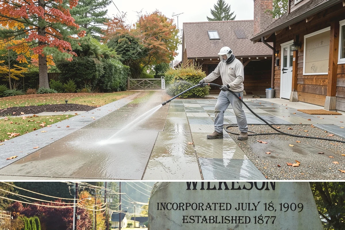 Foundation Cleaning in Wilkeson, Pierce County, WA - Late spring or summer is ideal so the foundation dries fully after clearing the mud and moss of winter.