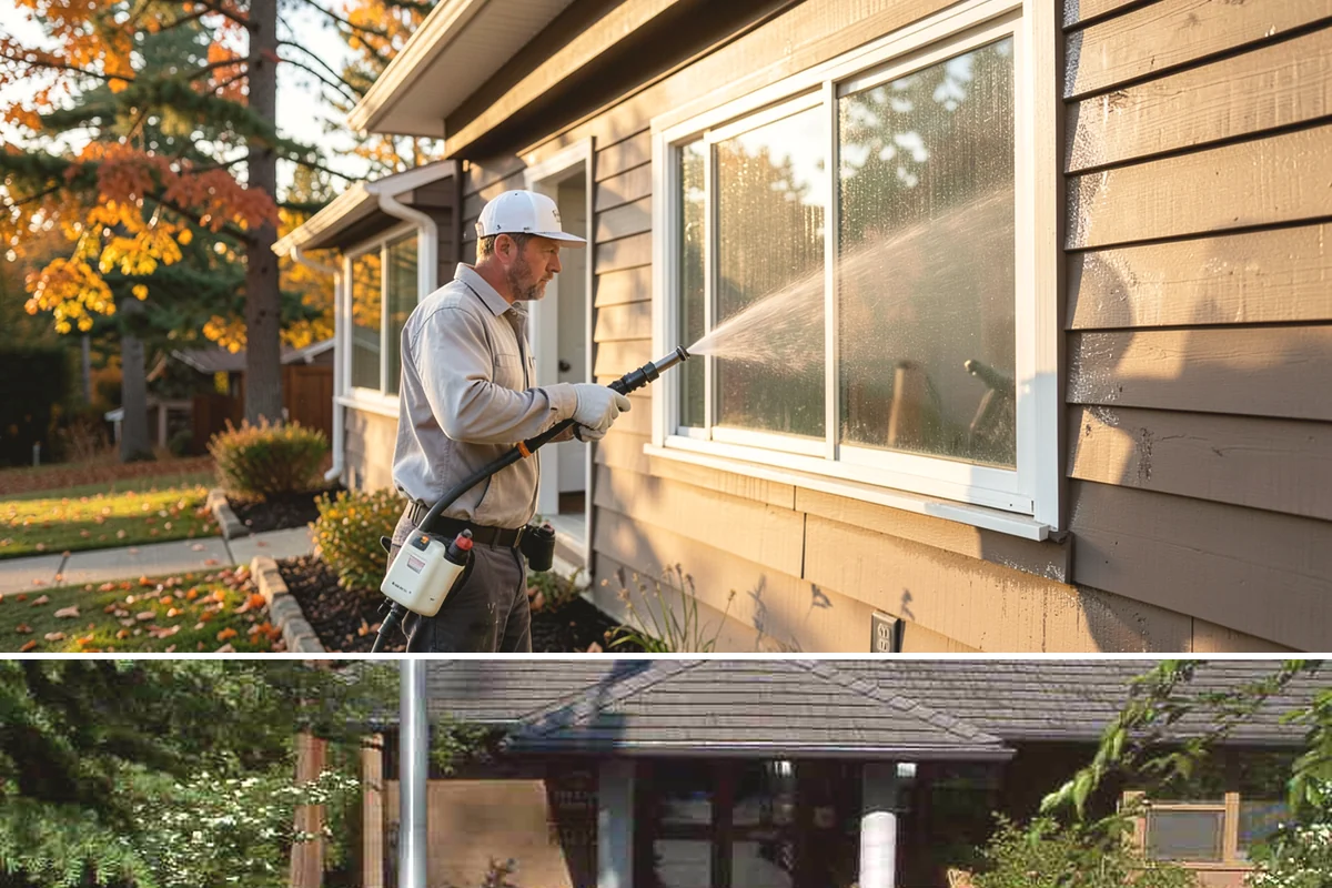 Foundation Cleaning in Yarrow Point, King County, WA - Late spring or summer is ideal so the foundation dries fully after clearing the mud and moss of winter.
