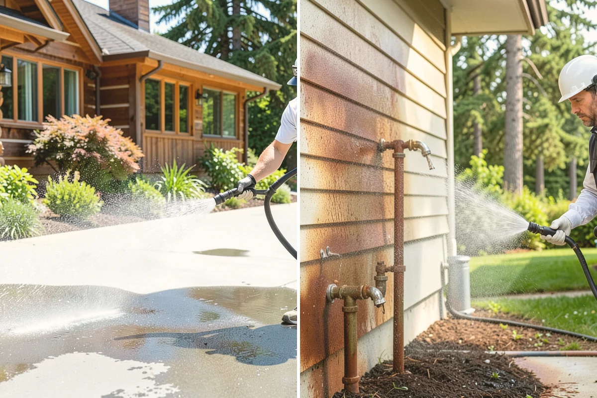 Fountain Cleaning in Bothell, King County, WA - Drain the basin and remove standing debris