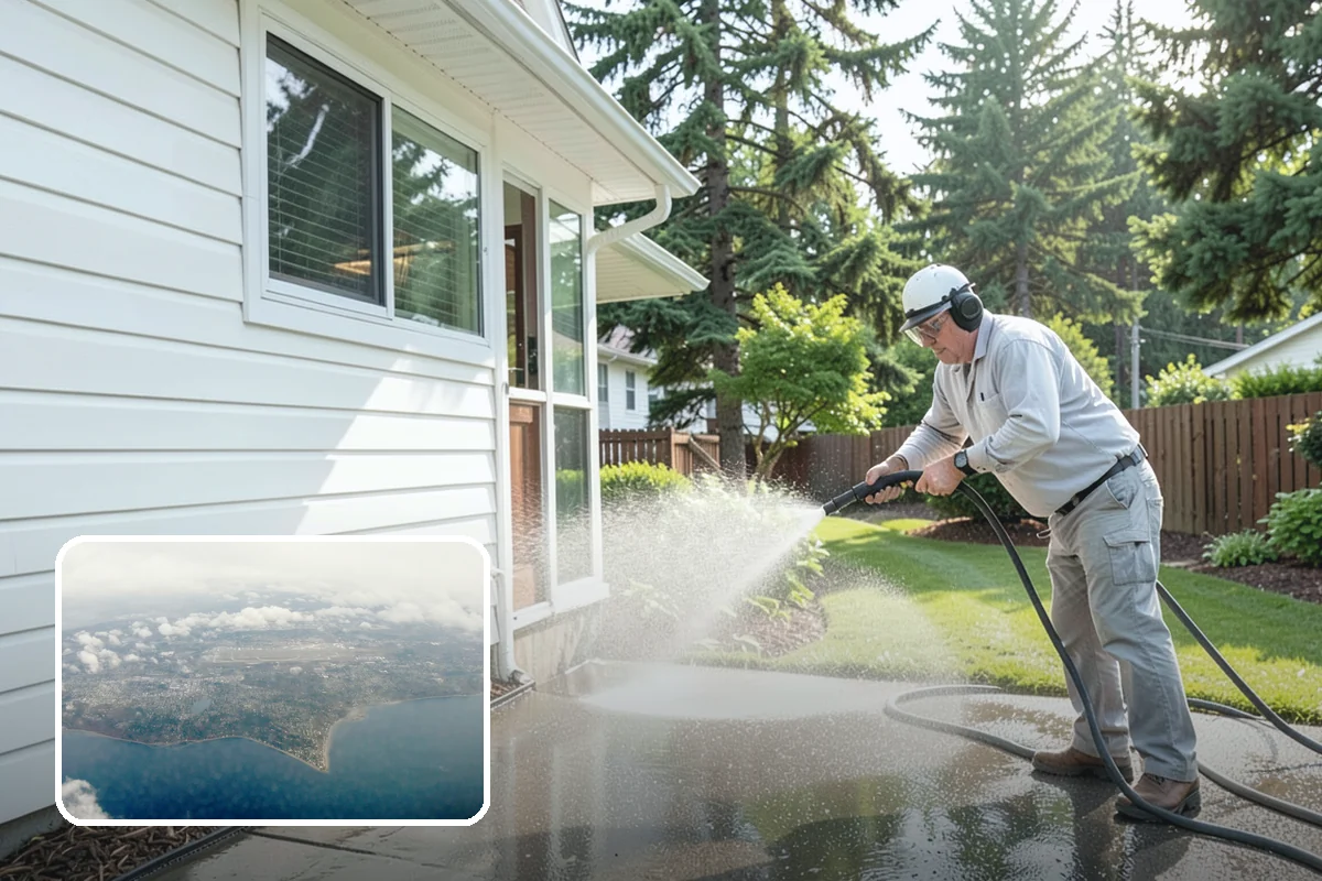 Fountain Cleaning in Burien, King County, WA - Clears algae and biofilm from basins and cascades