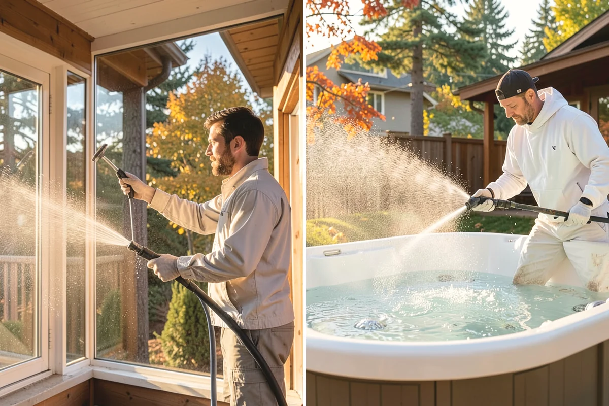 Fountain Cleaning in Carbonado, Pierce County, WA - Drain the basin and remove standing debris