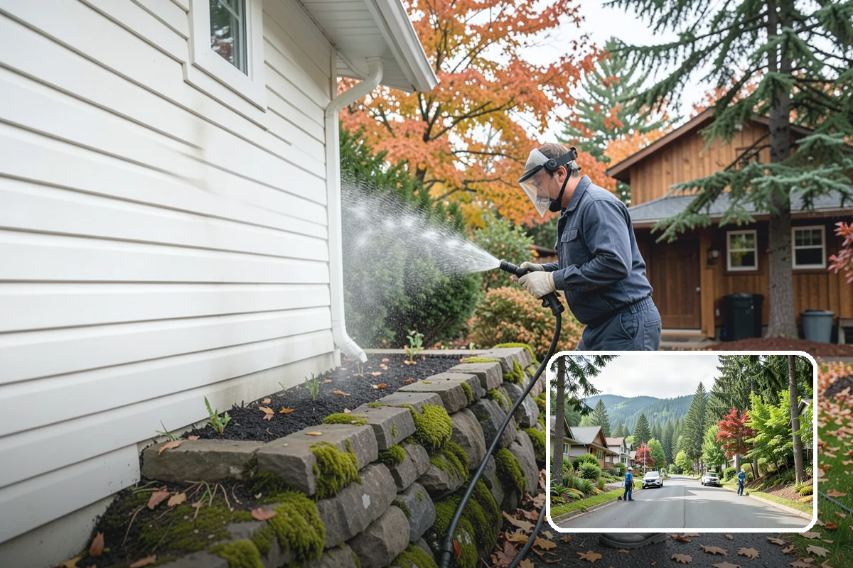 Fountain Cleaning in Darrington, Snohomish County, WA - Clears algae and biofilm from basins and cascades