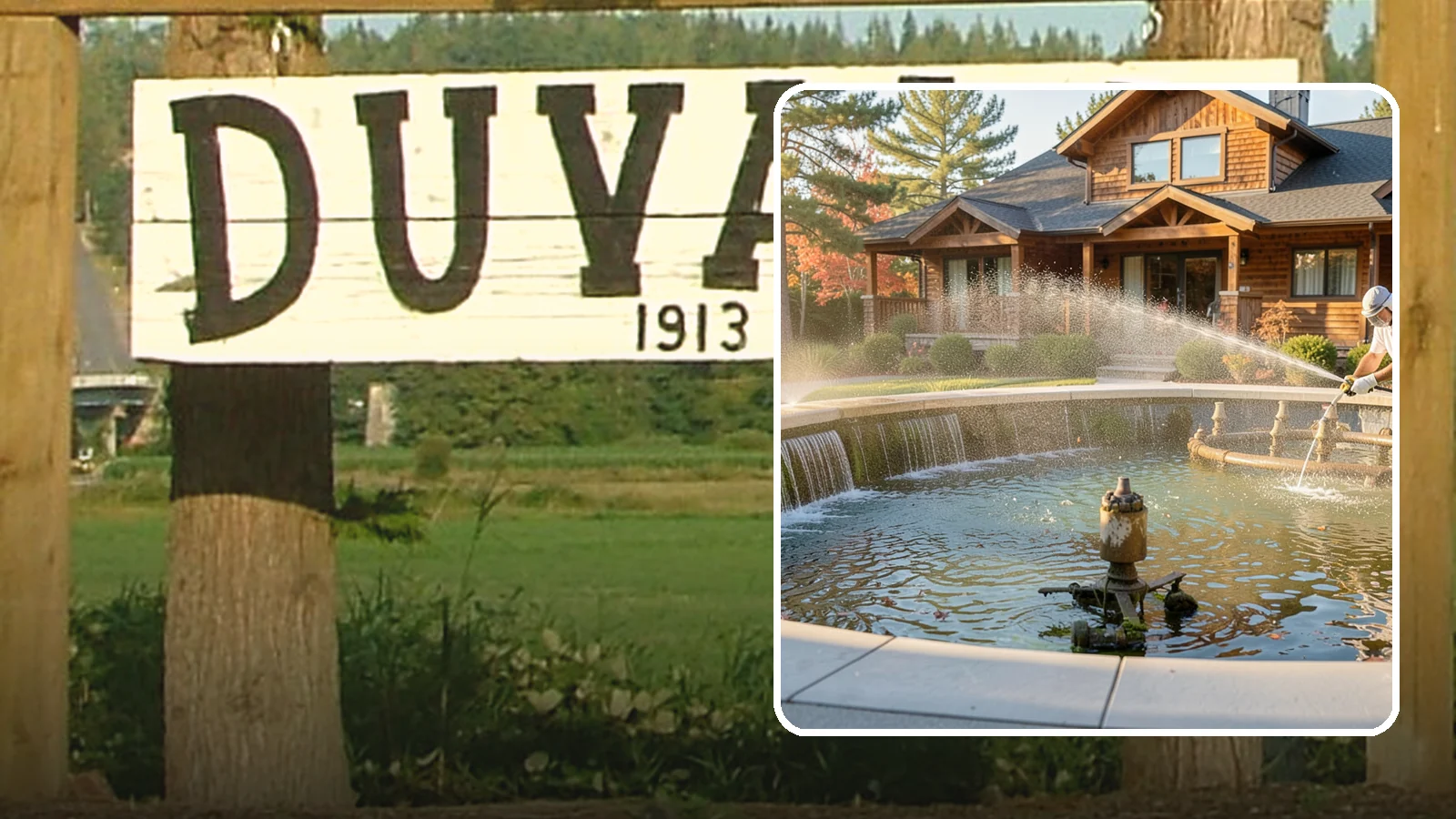 Fountain Cleaning in Duvall, King County, WA - We clean outdoor fountains to clear algae, mineral scale, and hard-water lines from basins and cascading surfaces.