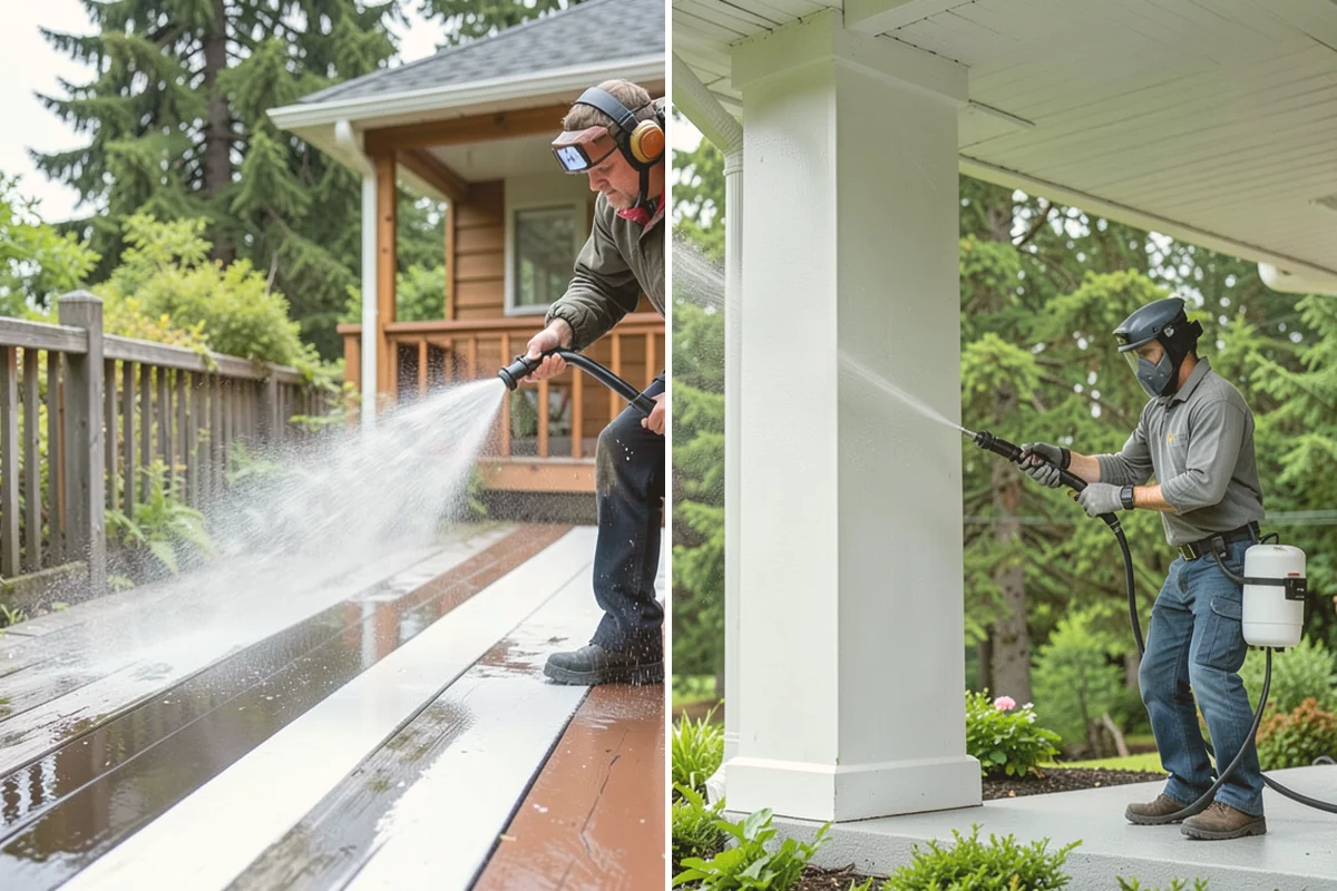 Fountain Cleaning in Eatonville, Pierce County, WA - Drain the basin and remove standing debris