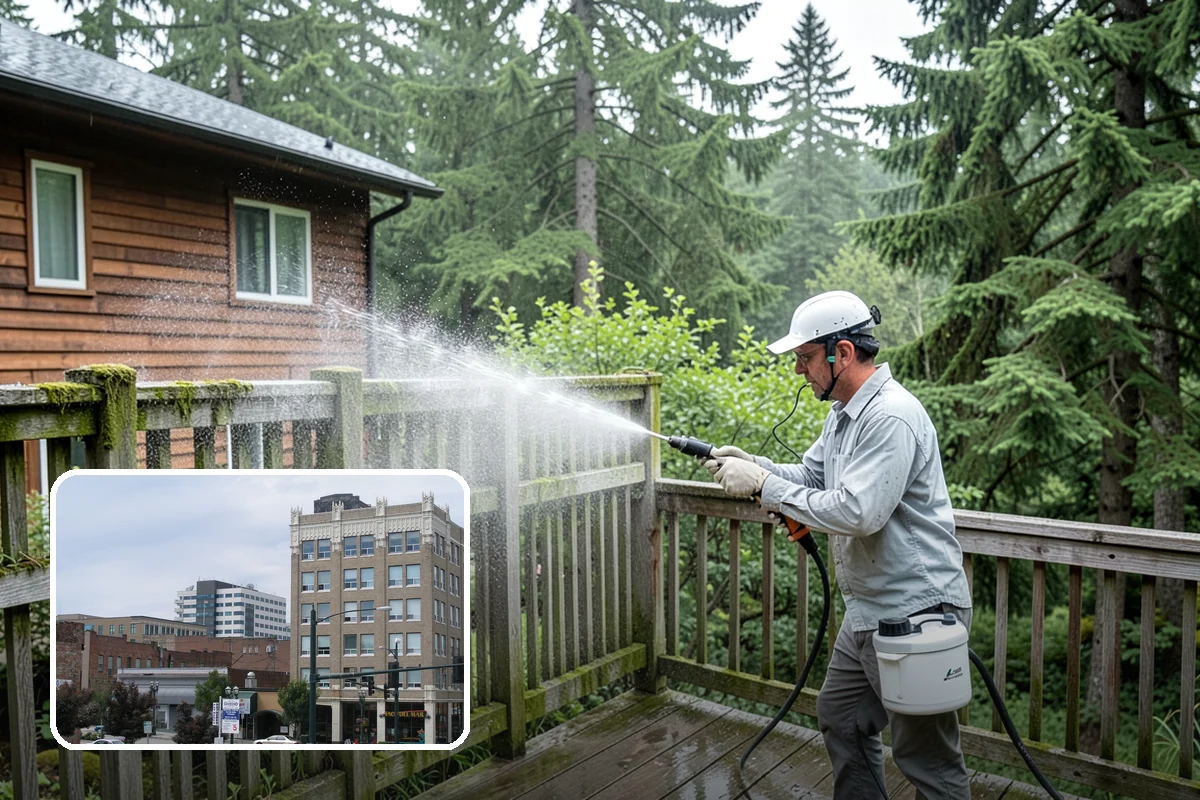 Fountain Cleaning in Everett, Snohomish County, WA - Clears algae and biofilm from basins and cascades