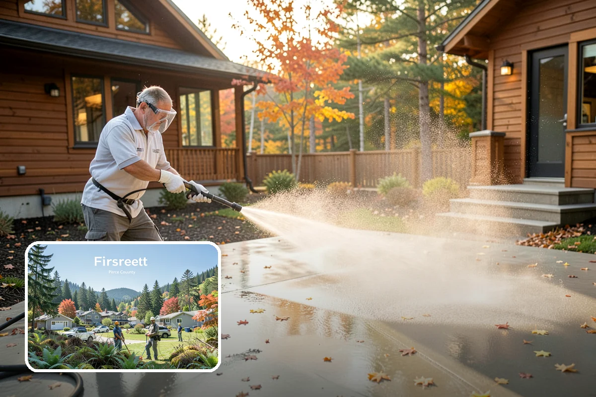 Fountain Cleaning in Fircrest, Pierce County, WA - Clears algae and biofilm from basins and cascades