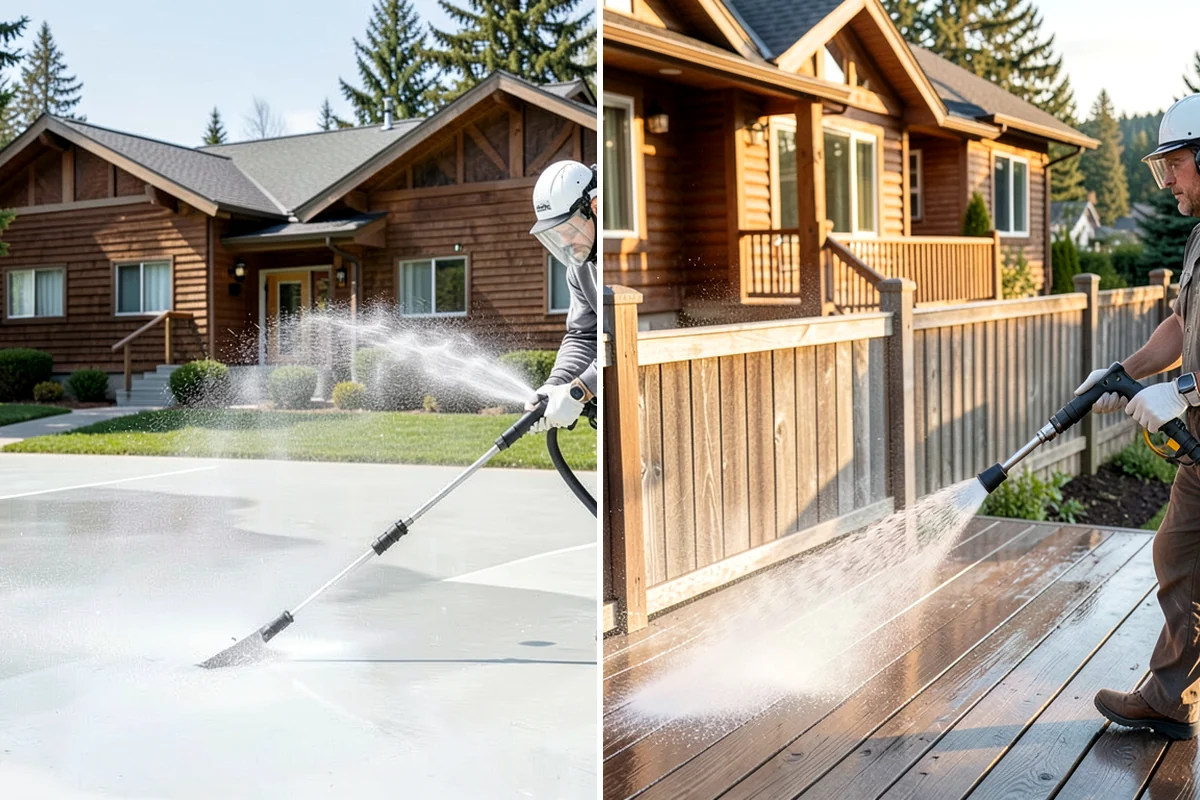 Fountain Cleaning in Gig Harbor, Pierce County, WA - Drain the basin and remove standing debris