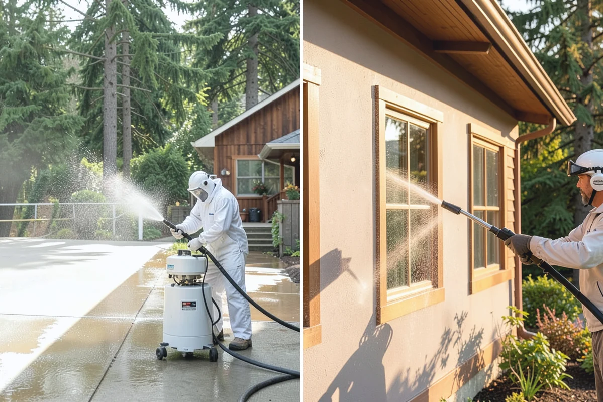 Fountain Cleaning in Gold Bar, Snohomish County, WA - Drain the basin and remove standing debris