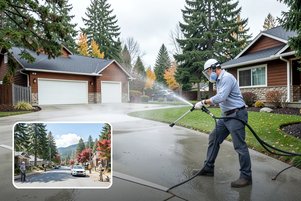 Fountain Cleaning in Hunts Point, King County, WA - Clears algae and biofilm from basins and cascades