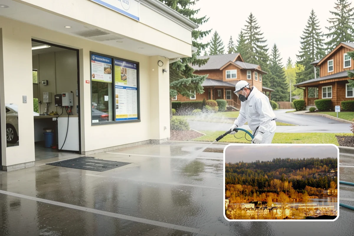 Fountain Cleaning in Kenmore, King County, WA - Clears algae and biofilm from basins and cascades