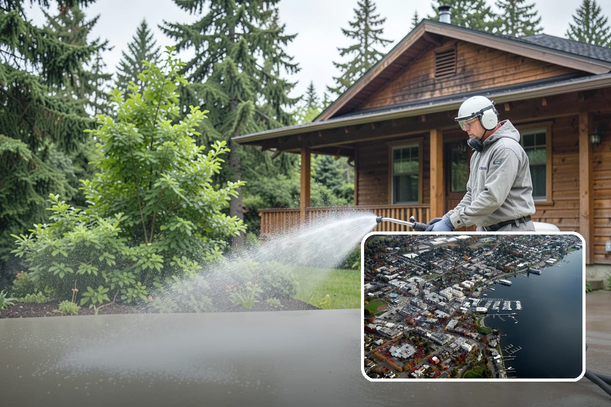 Fountain Cleaning in Kirkland, King County, WA - Clears algae and biofilm from basins and cascades