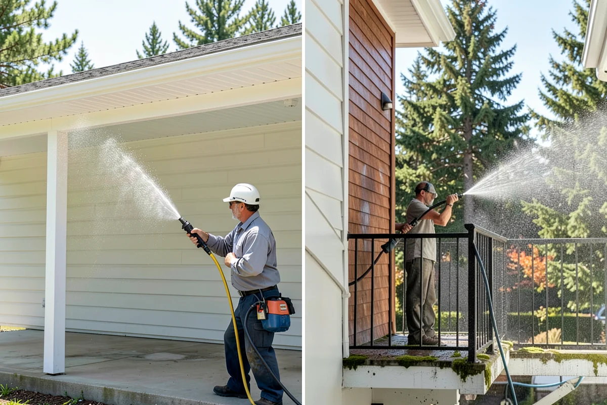 Fountain Cleaning in Lakewood, Pierce County, WA - Drain the basin and remove standing debris