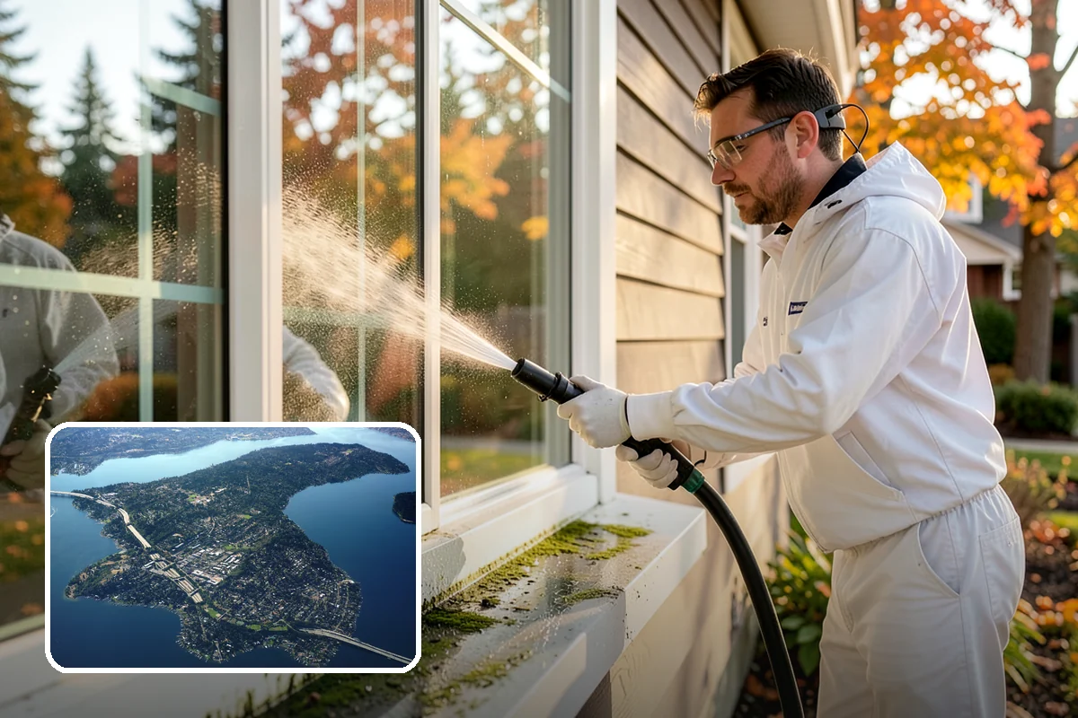 Fountain Cleaning in Mercer Island, King County, WA - Clears algae and biofilm from basins and cascades