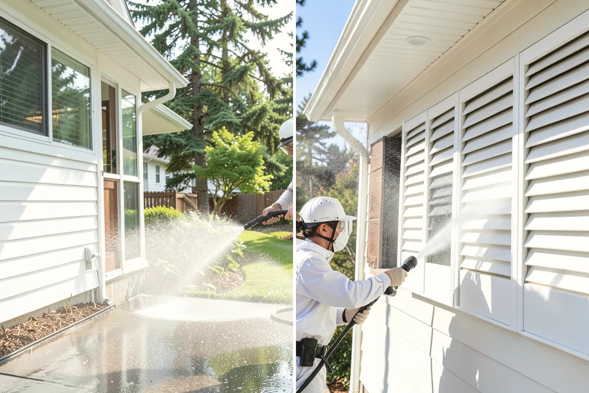Fountain Cleaning in Mill Creek, Snohomish County, WA - Drain the basin and remove standing debris