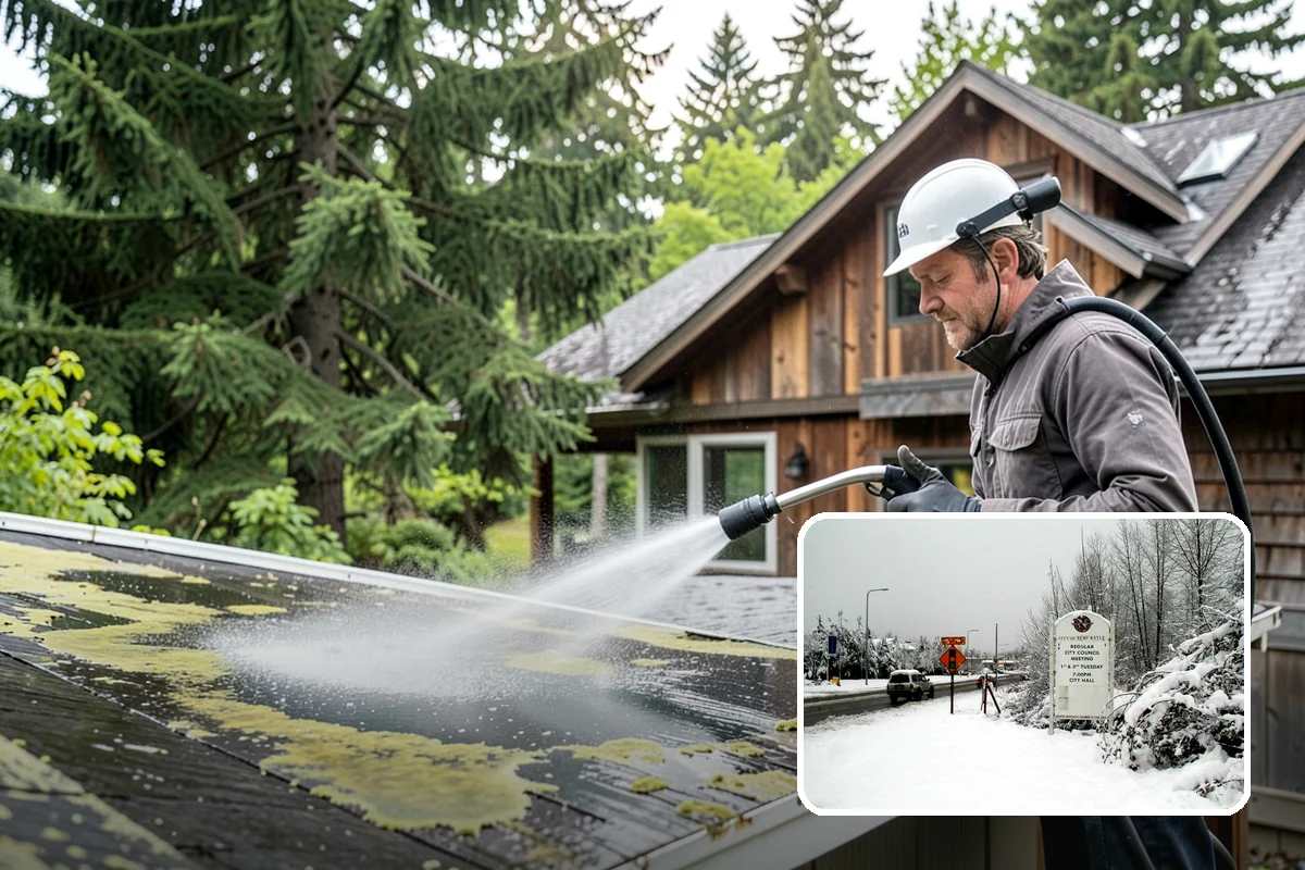 Fountain Cleaning in Newcastle, King County, WA - Clears algae and biofilm from basins and cascades