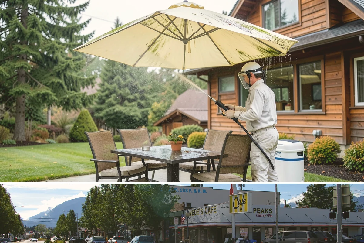 Fountain Cleaning in North Bend, King County, WA - Clean fountains in spring before summer use and again in fall to clear algae before water sits through the wet season.
