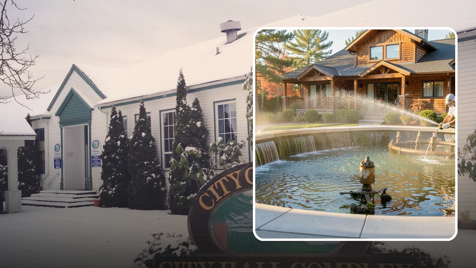 Fountain Cleaning in Pacific, King County, WA - We clean outdoor fountains to clear algae, mineral scale, and hard-water lines from basins and cascading surfaces.