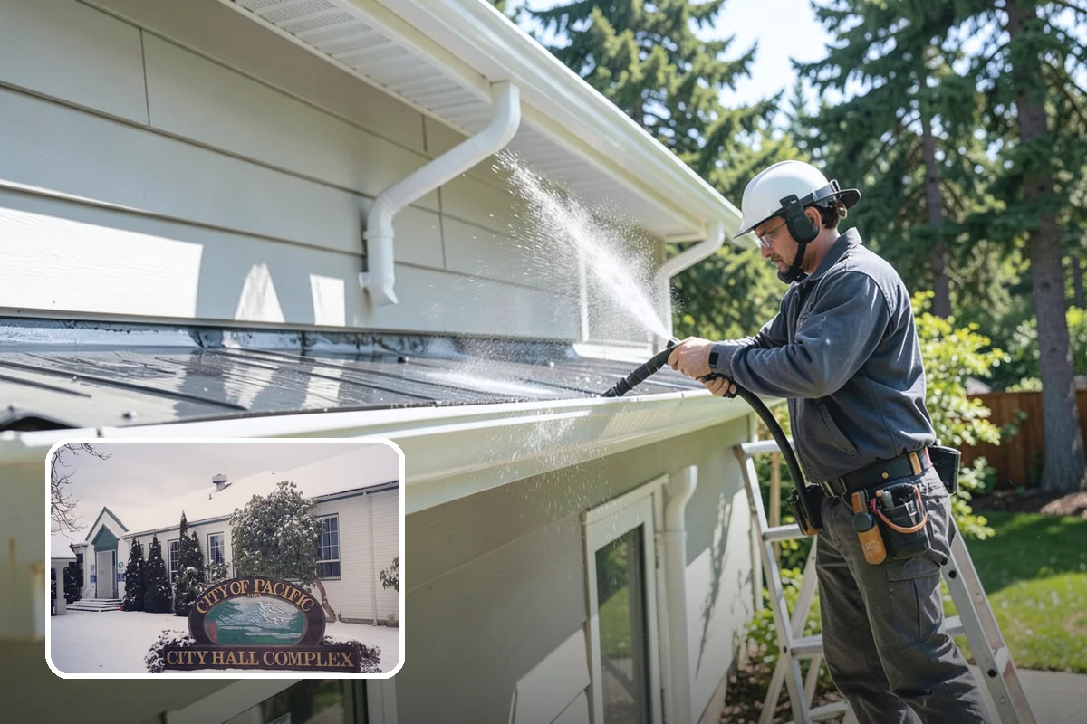 Fountain Cleaning in Pacific, King County, WA - Clears algae and biofilm from basins and cascades