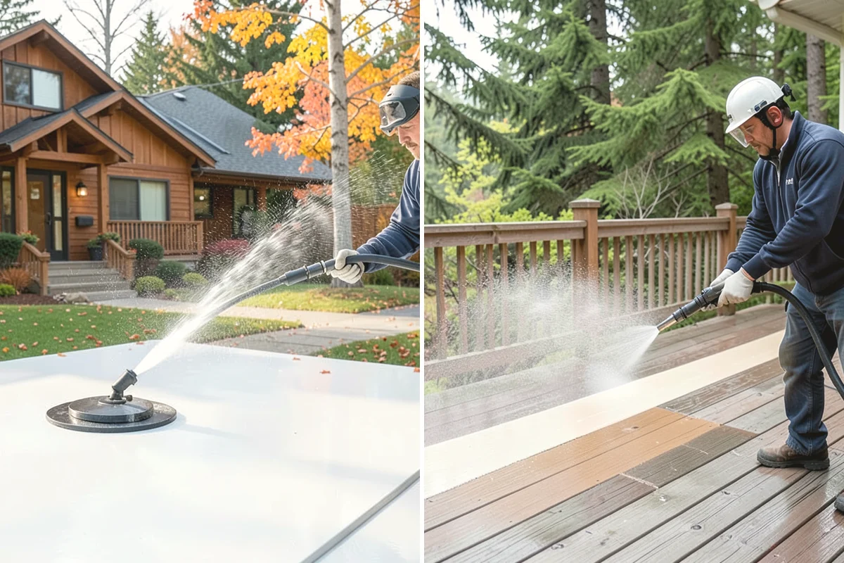 Fountain Cleaning in Ruston, Pierce County, WA - Drain the basin and remove standing debris