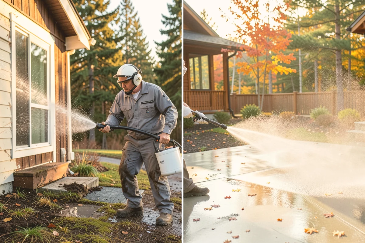 Fountain Cleaning in Sammamish, King County, WA - Drain the basin and remove standing debris
