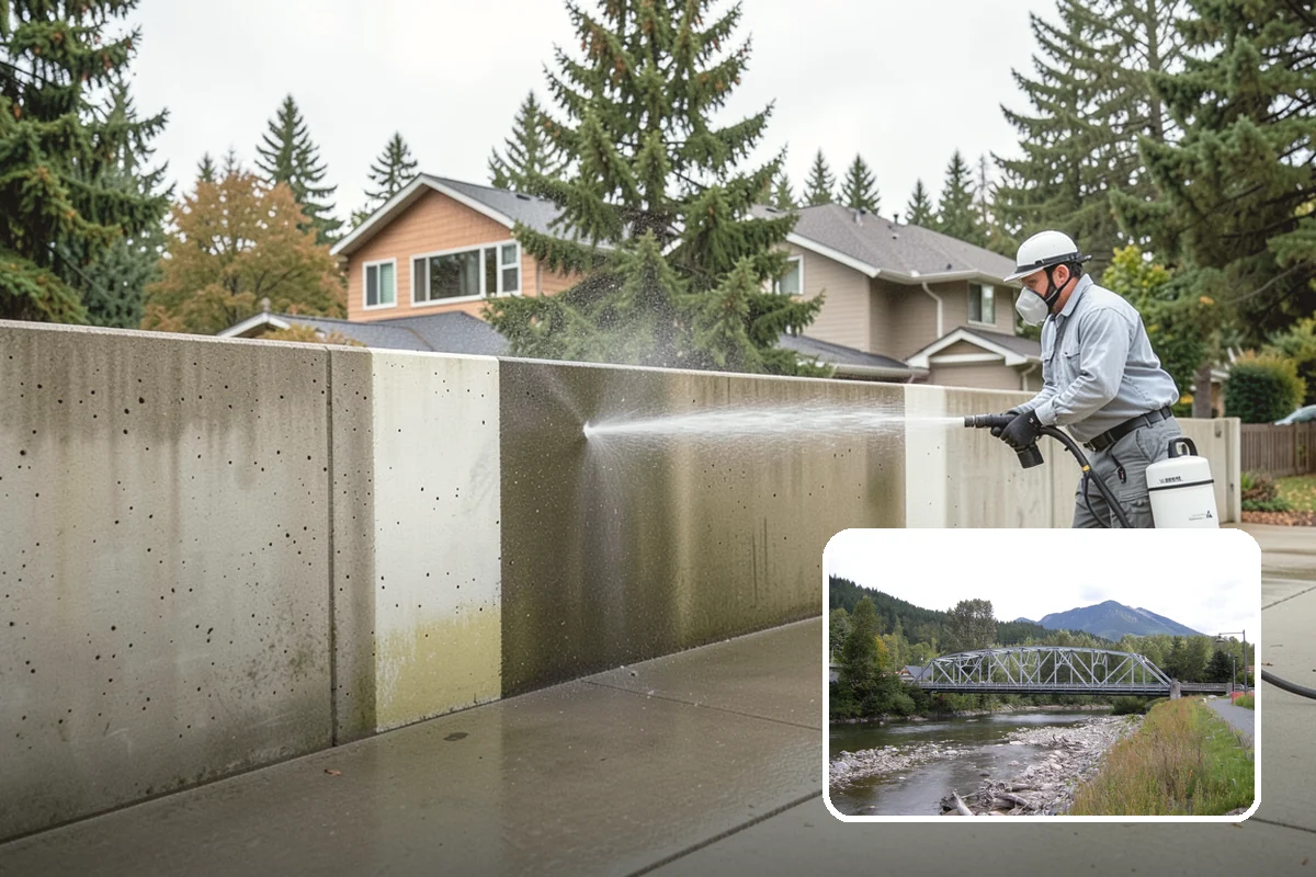 Fountain Cleaning in Skykomish, King County, WA - Clears algae and biofilm from basins and cascades