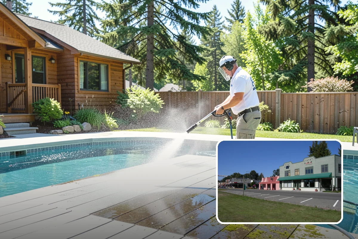 Fountain Cleaning in Snoqualmie, King County, WA - Clears algae and biofilm from basins and cascades