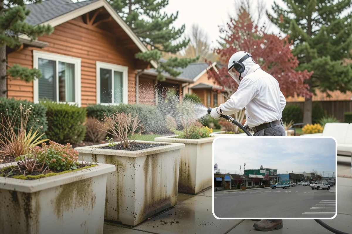 Fountain Cleaning in Stanwood, Snohomish County, WA - Clears algae and biofilm from basins and cascades