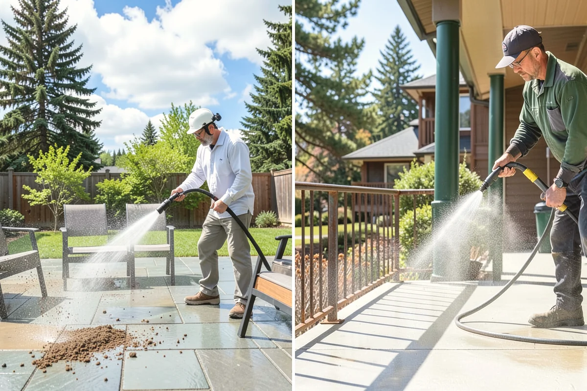 Fountain Cleaning in Tukwila, King County, WA - Drain the basin and remove standing debris