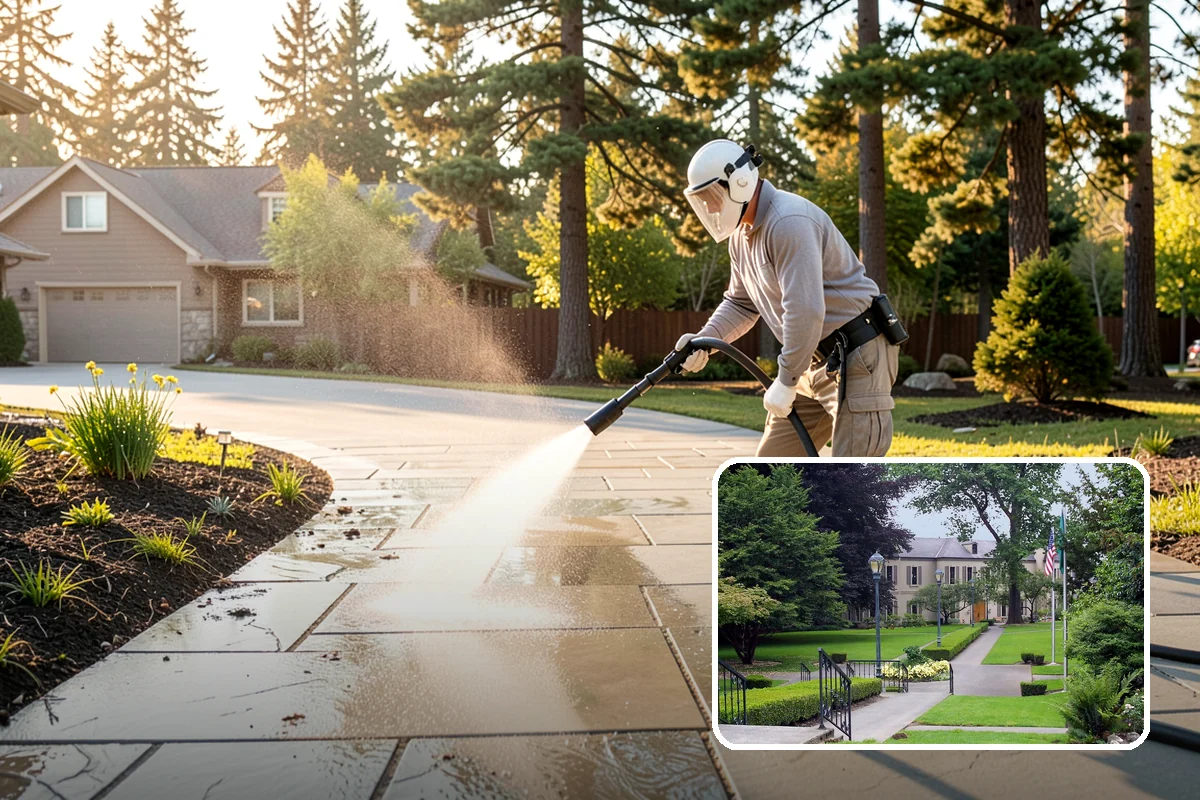 Fountain Cleaning in Woodinville, King County, WA - Clears algae and biofilm from basins and cascades