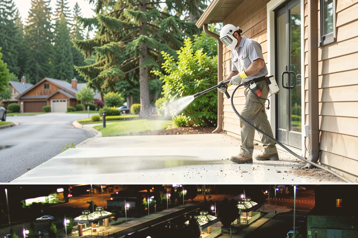 French Window Cleaning in Auburn, King County, WA - Spring is ideal to detail French windows after winter drives grime into every corner.