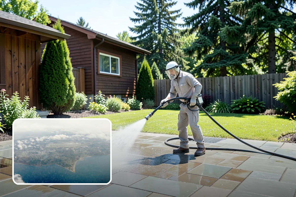 French Window Cleaning in Burien, King County, WA - Cleans each divided pane and the muntins between