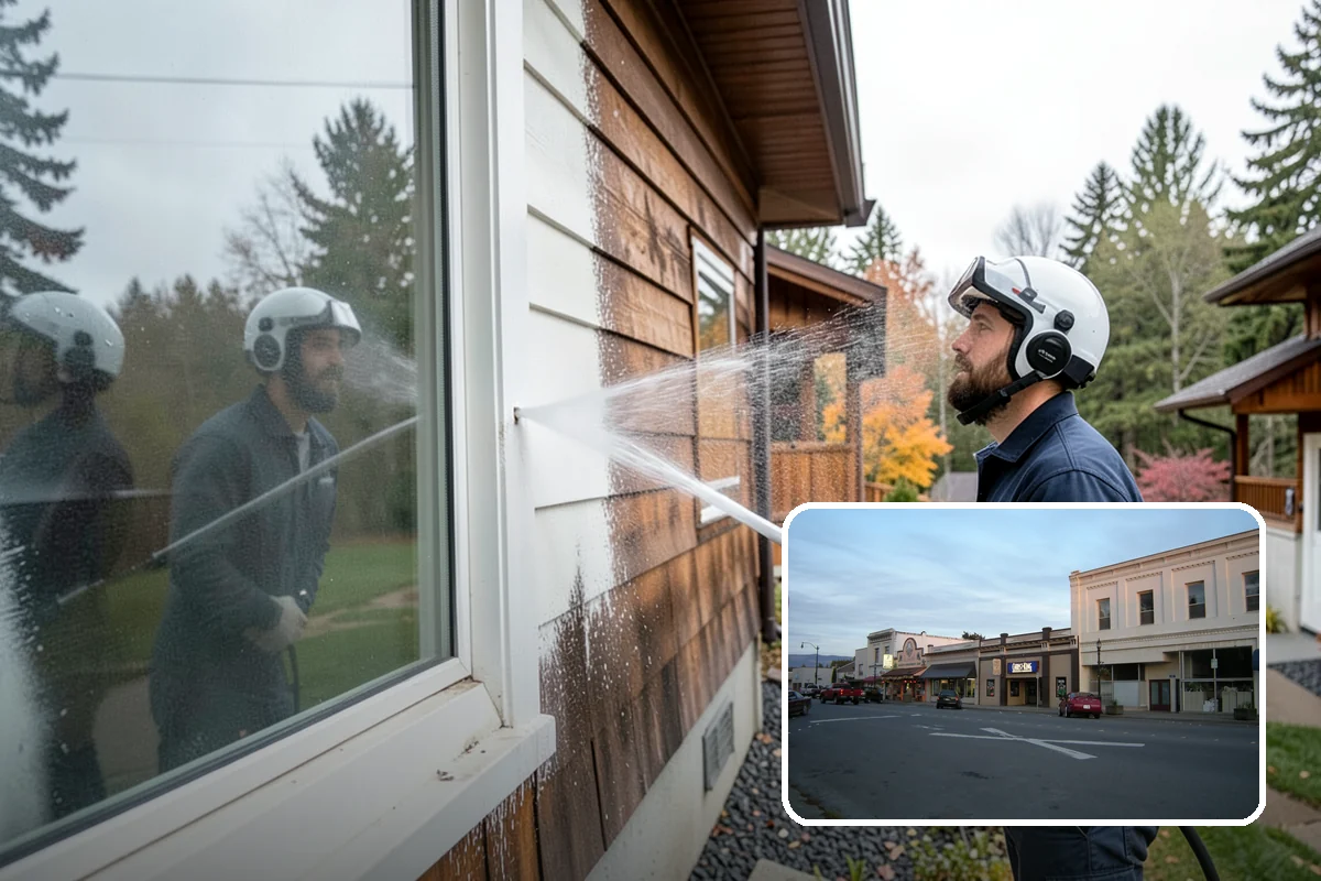 French Window Cleaning in Burlington, Skagit County, WA - Cleans each divided pane and the muntins between