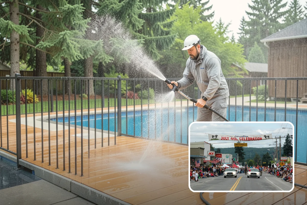 French Window Cleaning in Carnation, King County, WA - Cleans each divided pane and the muntins between