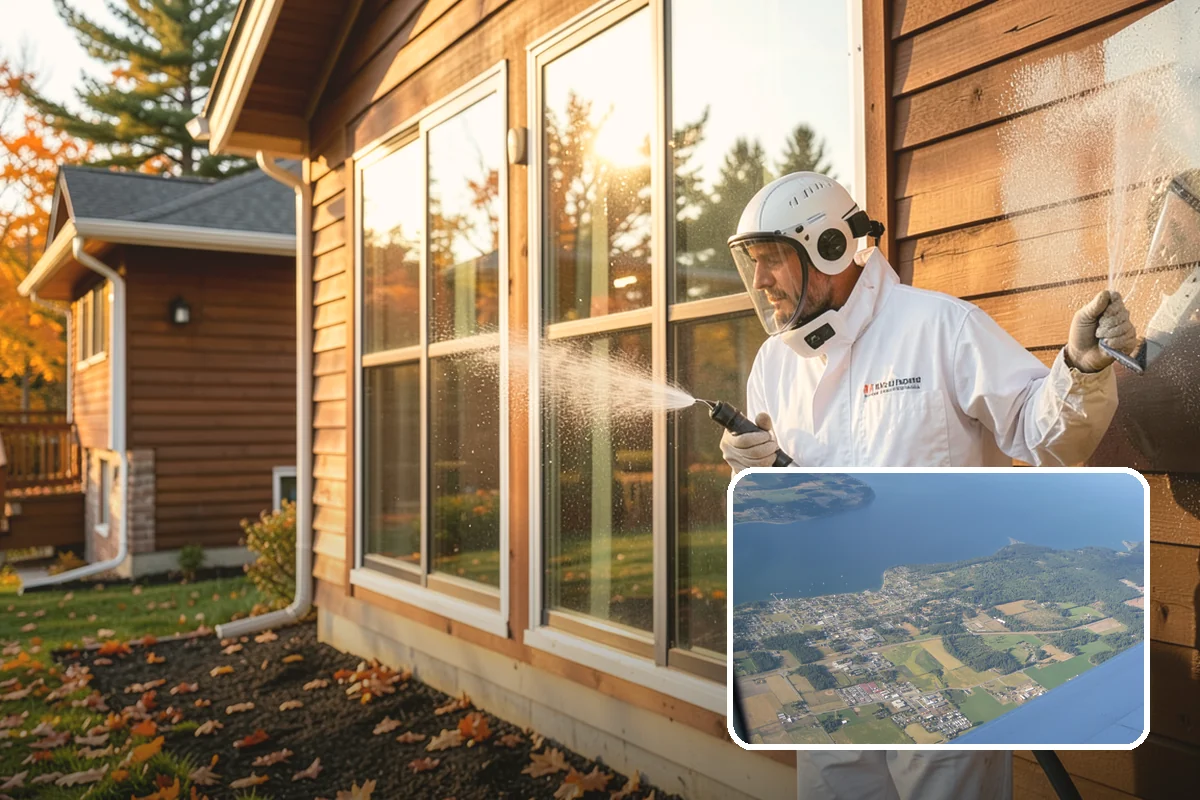 French Window Cleaning in Coupeville, Island County, WA - Cleans each divided pane and the muntins between