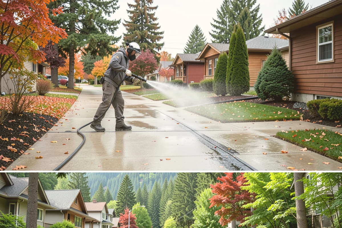 French Window Cleaning in Darrington, Snohomish County, WA - Spring is ideal to detail French windows after winter drives grime into every corner.