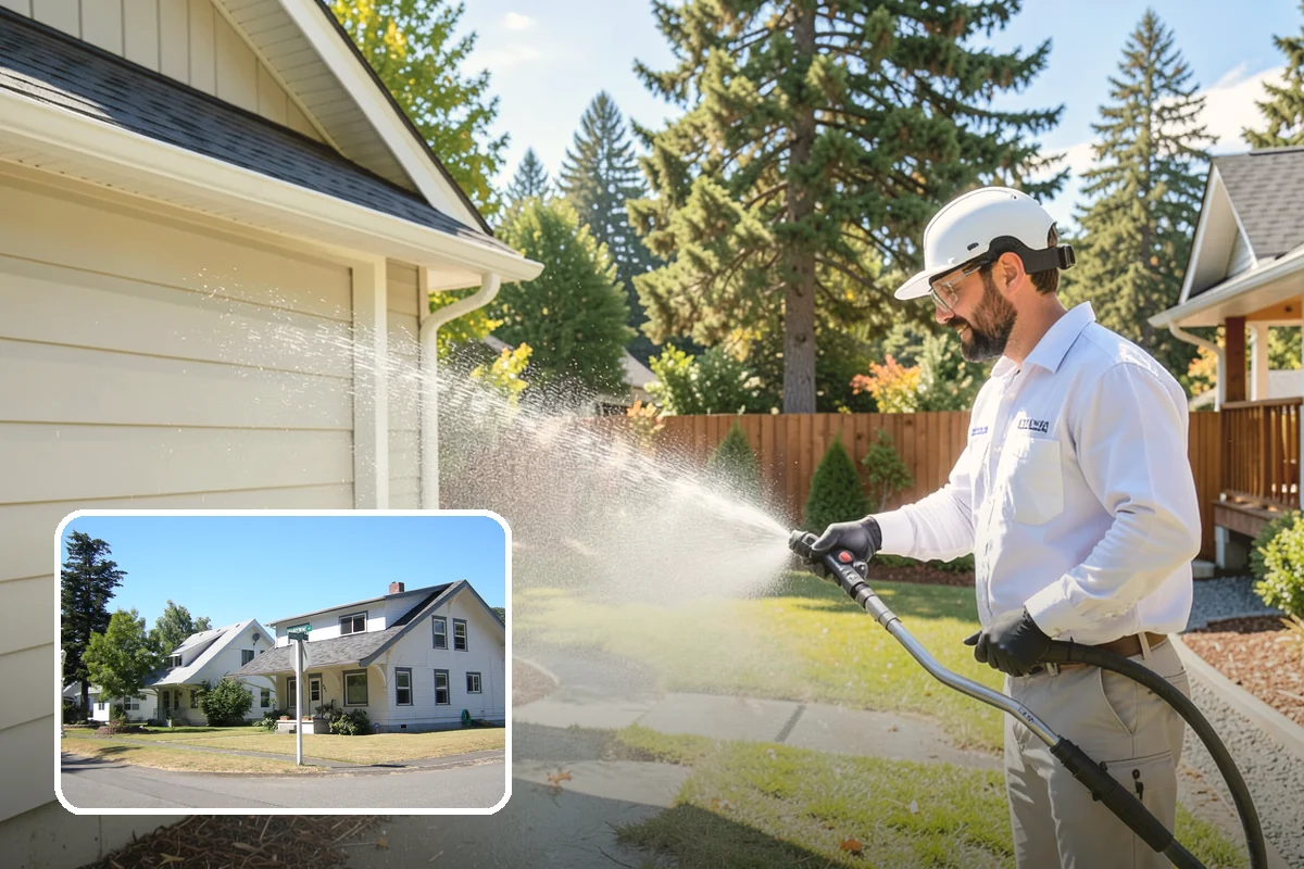 French Window Cleaning in DuPont, Pierce County, WA - Cleans each divided pane and the muntins between