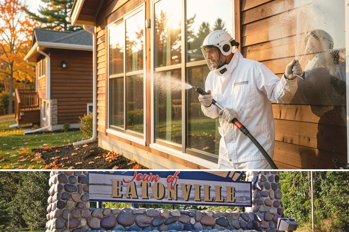 French Window Cleaning in Eatonville, Pierce County, WA - Spring is ideal to detail French windows after winter drives grime into every corner.