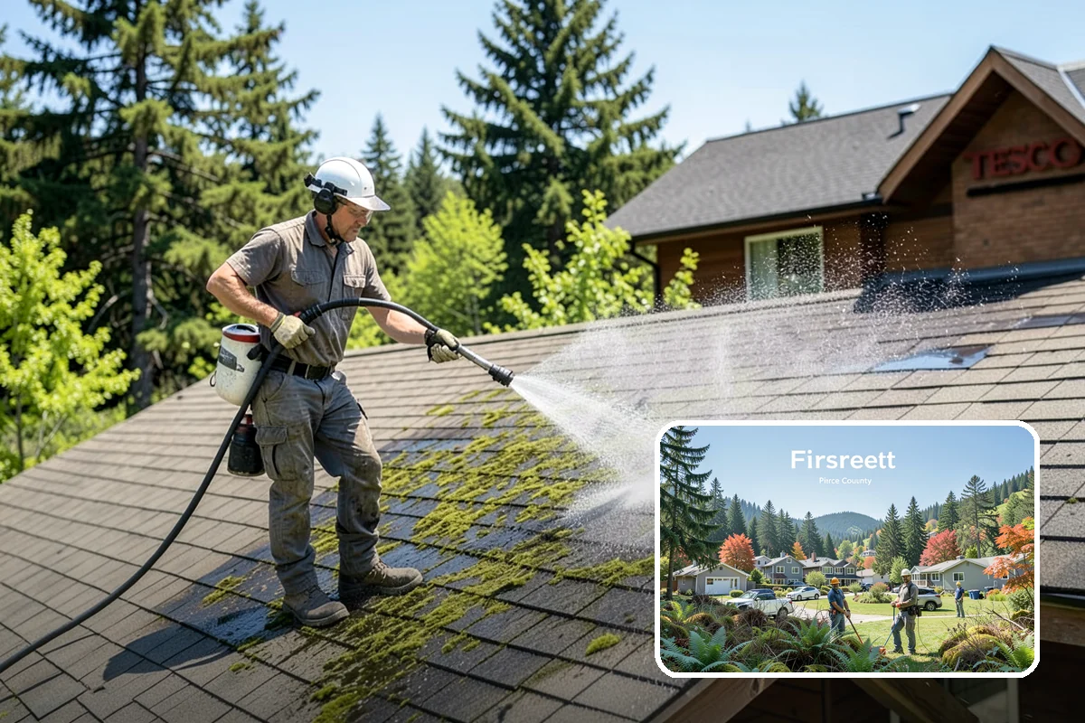 French Window Cleaning in Fircrest, Pierce County, WA - Cleans each divided pane and the muntins between
