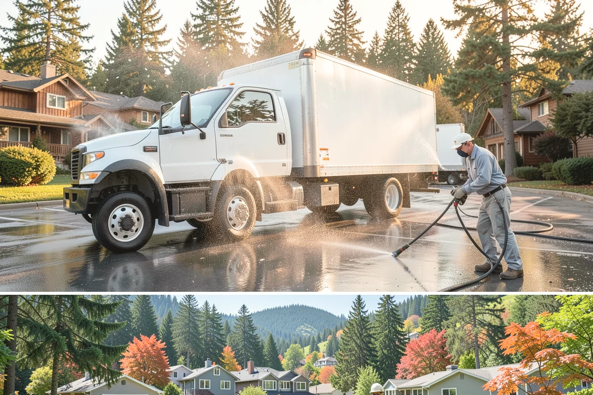 French Window Cleaning in Fircrest, Pierce County, WA - Spring is ideal to detail French windows after winter drives grime into every corner.