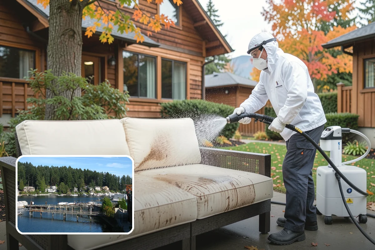 French Window Cleaning in Gig Harbor, Pierce County, WA - Cleans each divided pane and the muntins between