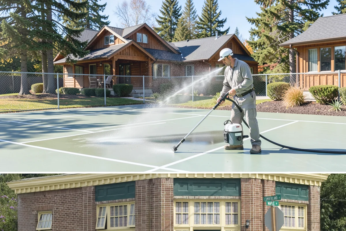 French Window Cleaning in Hamilton, Skagit County, WA - Spring is ideal to detail French windows after winter drives grime into every corner.