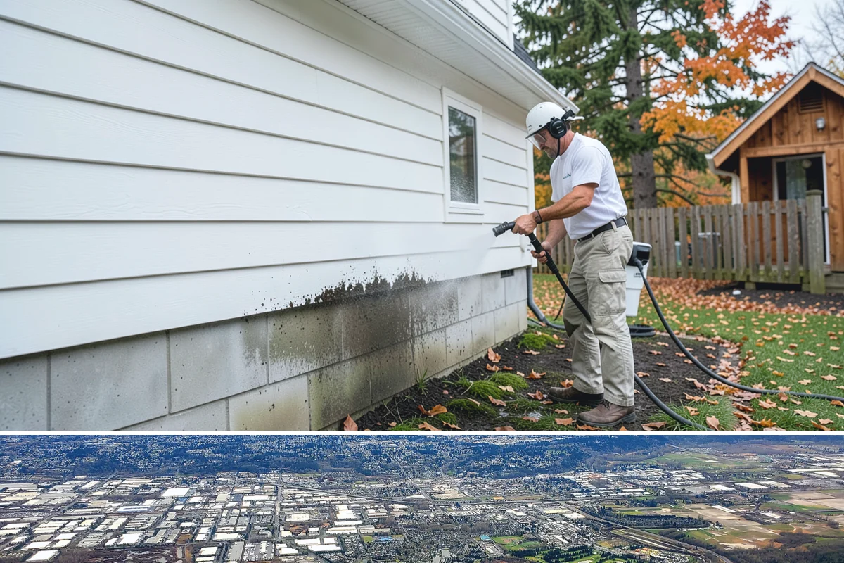 French Window Cleaning in Kent, King County, WA - Spring is ideal to detail French windows after winter drives grime into every corner.