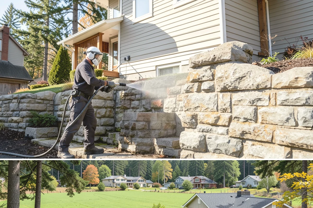 French Window Cleaning in Lyman, Skagit County, WA - Spring is ideal to detail French windows after winter drives grime into every corner.
